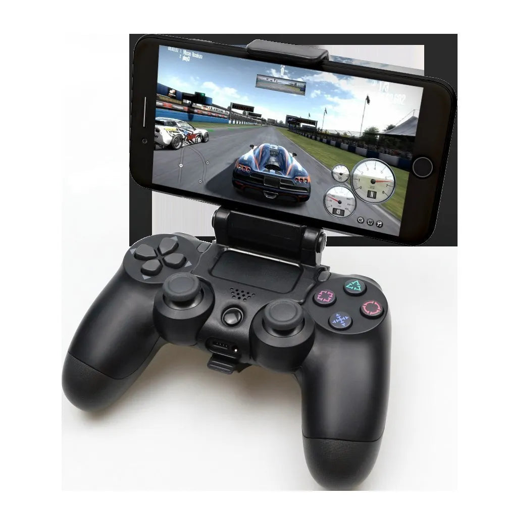 For ps4 Mobile Cell Phone Stand For PS4 Controller Mount Hand Grip For PlayStation 4 Gamepad For Samsung S9 S8 Phone Clip Holder